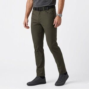 VTG 1946 Men's Hybrid Performance 5-Pocket Pants Olive Green Size 32